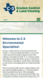 Mobile Screenshot of c3environmental.net